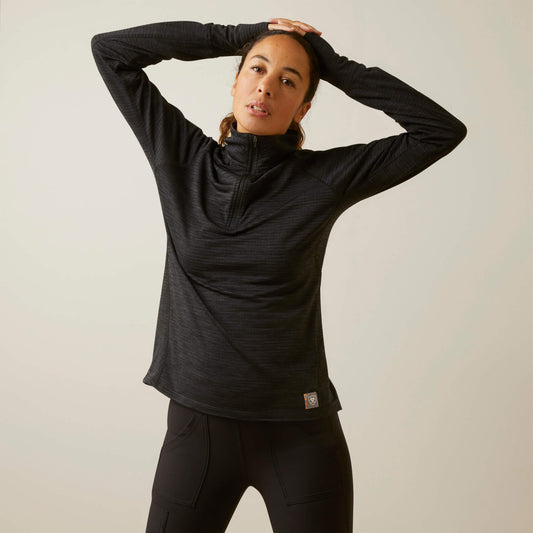 Rebar Gridwork 1/4 Zip Baselayer - Ariat Featured