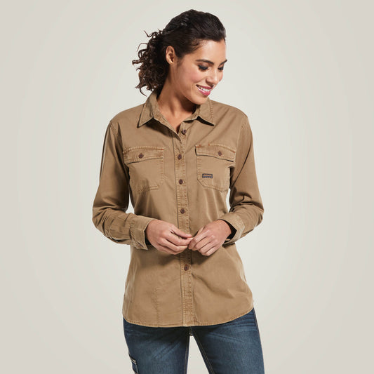 Rebar Washed Twill Work Shirt - Ariat Customer Favorite