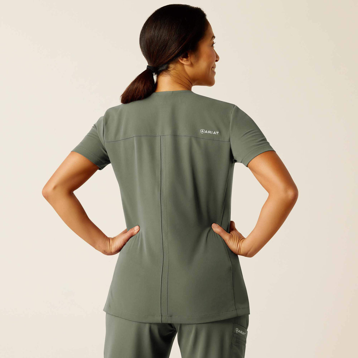 Clara 6 Pocket Scrub Top - Ariat Exclusive