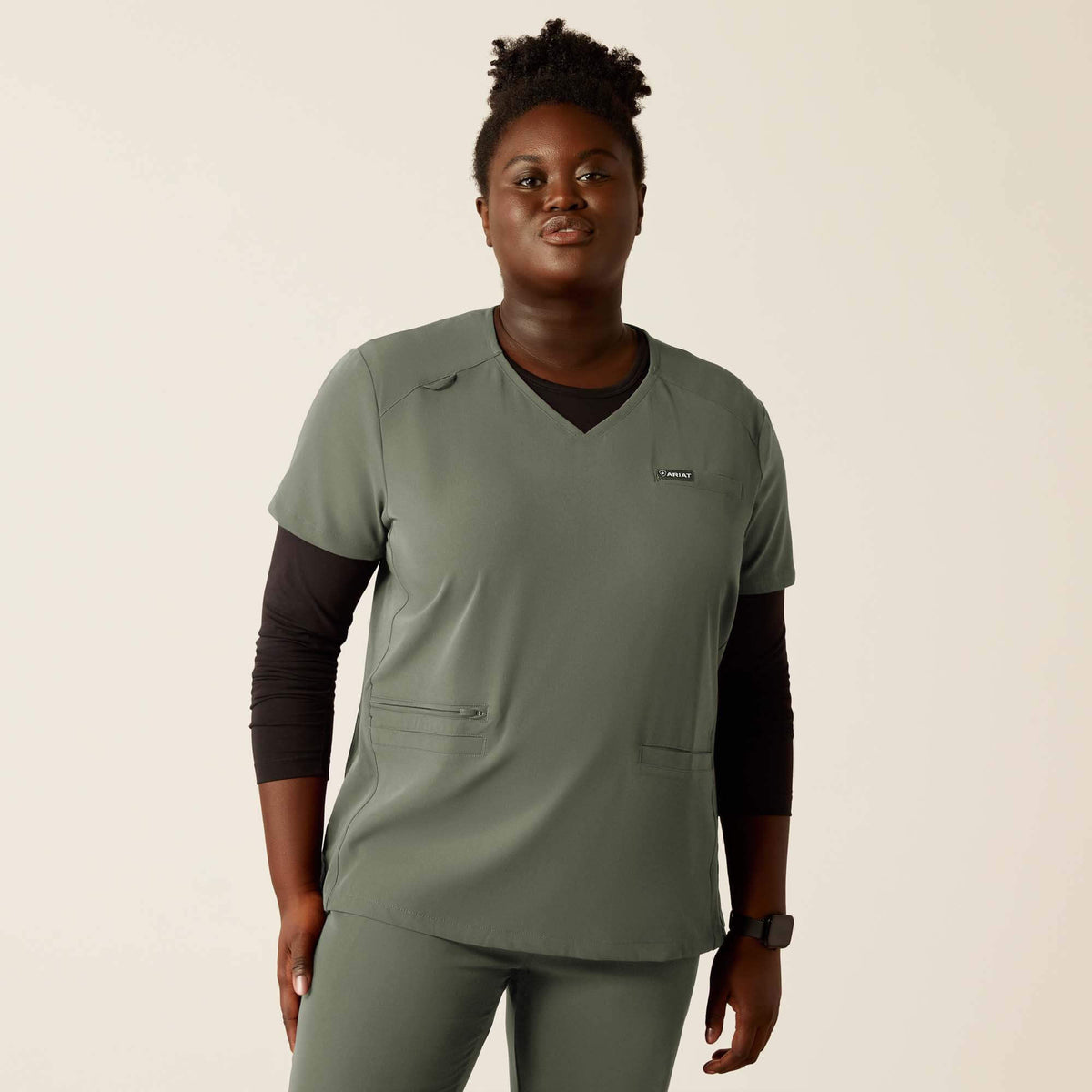 Clara 6 Pocket Scrub Top - Ariat Exclusive