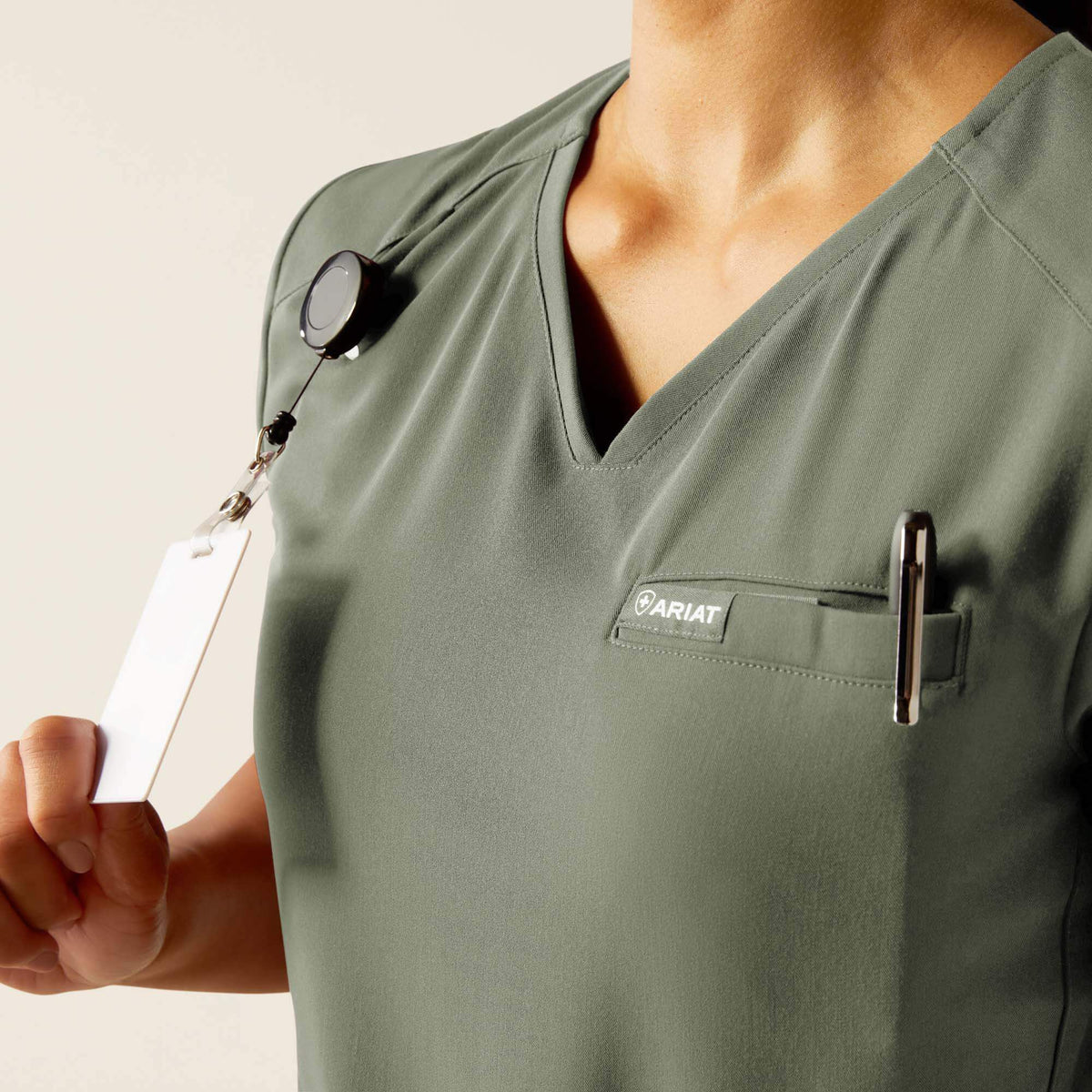 Clara 6 Pocket Scrub Top - Ariat Exclusive