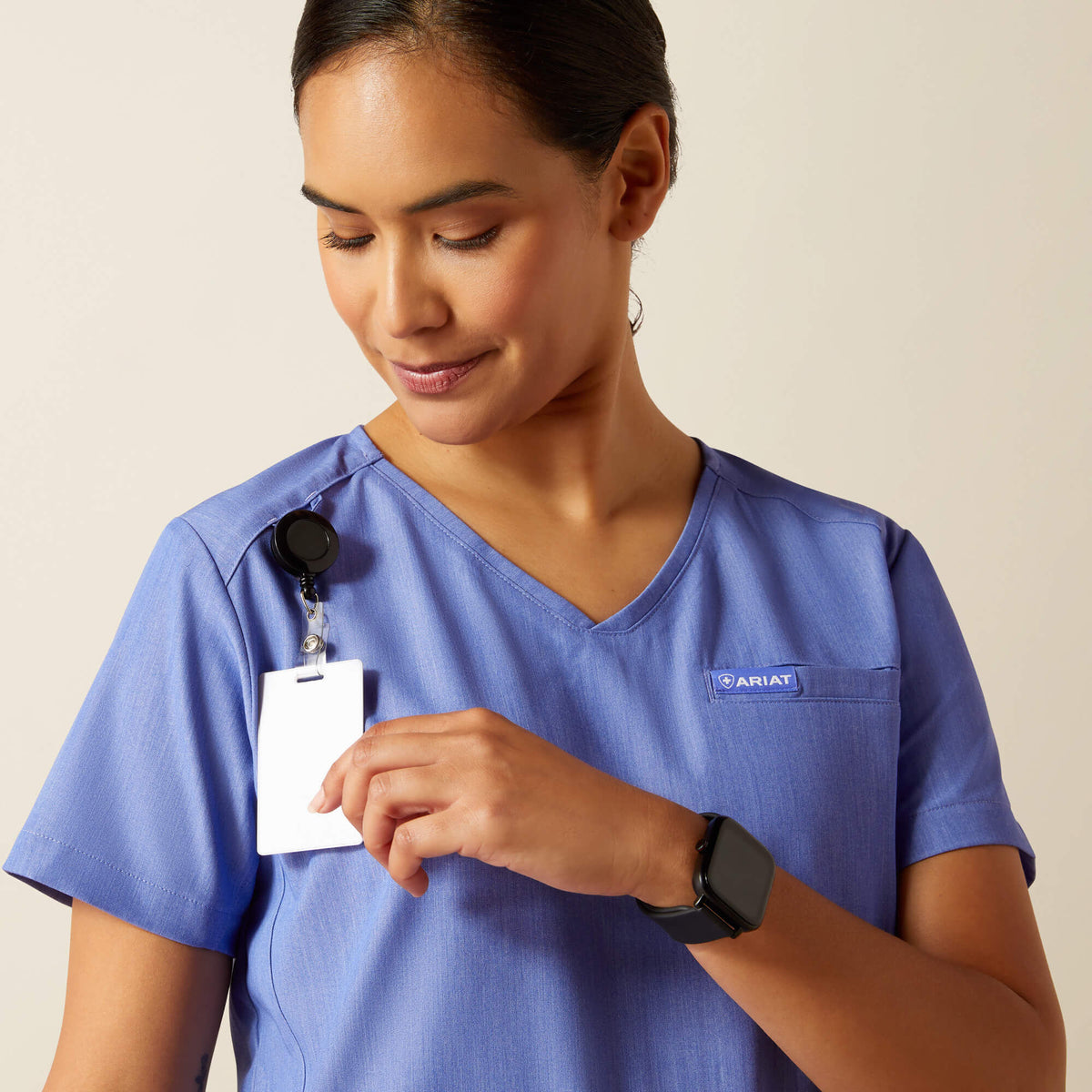 Clara 6 Pocket Scrub Top - Ariat Classic