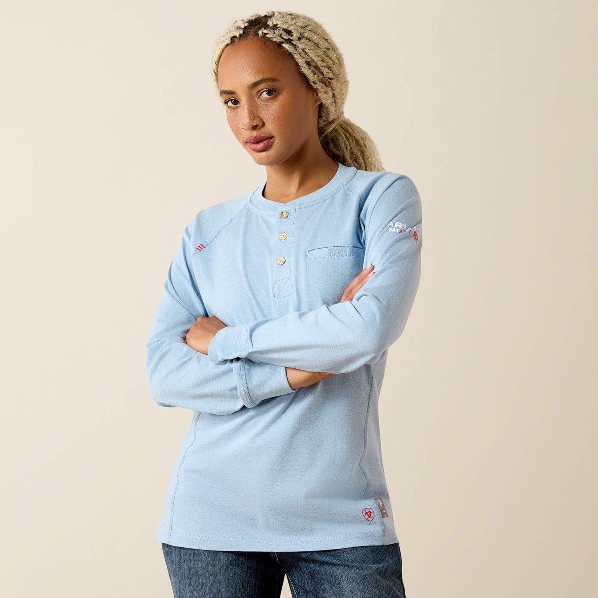 FR Air Henley Top - Ariat Smart Buy