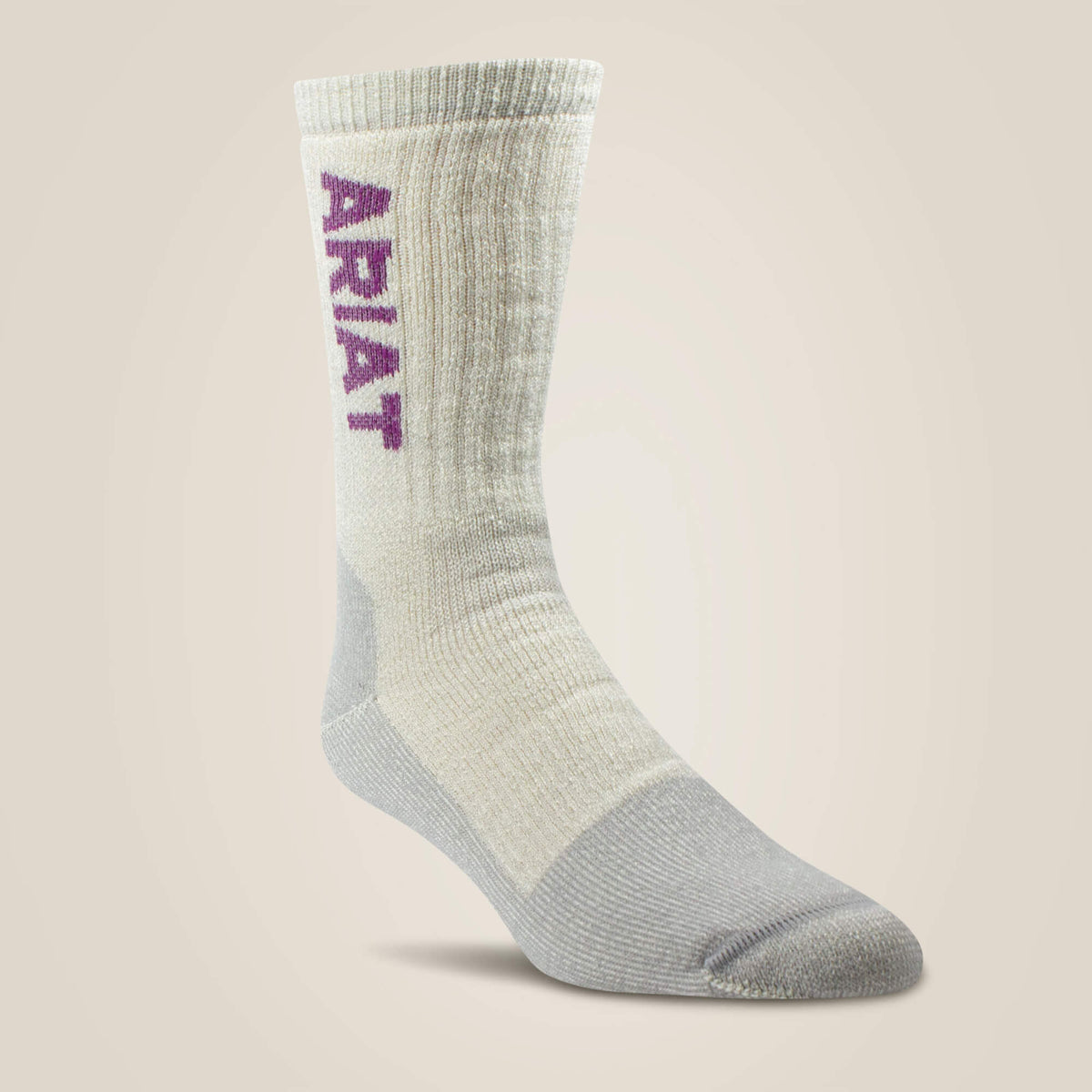 Midweight Merino Wool Blend Steel Toe Work Sock 2 Pair Multi Color Pack - Ariat Discount