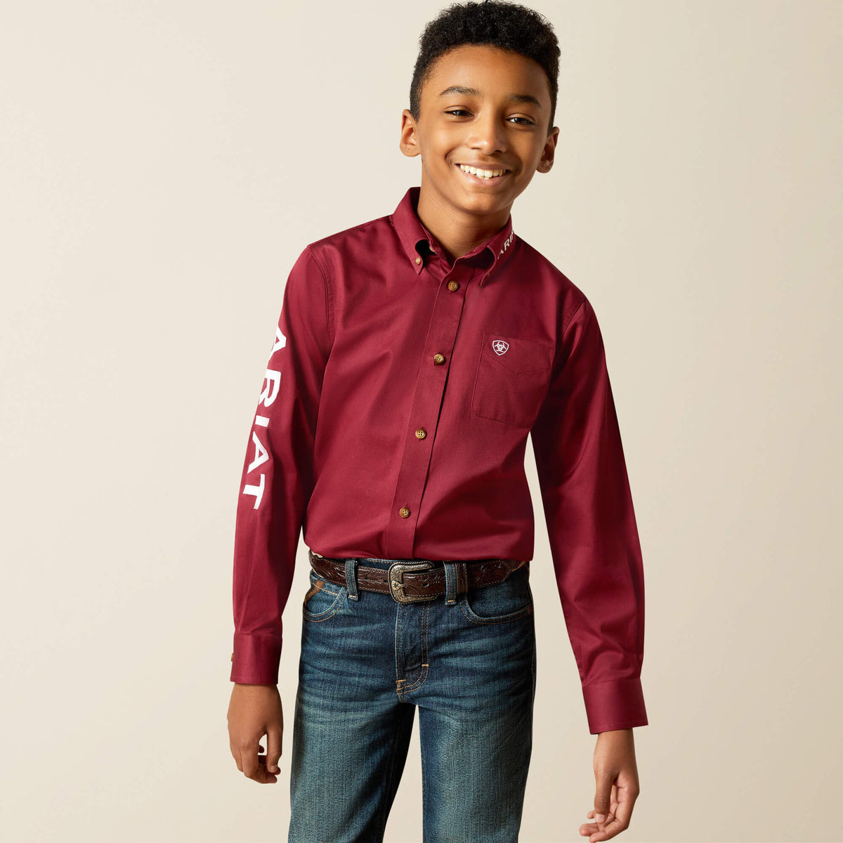 Team Logo Twill Classic Fit Shirt - Ariat New