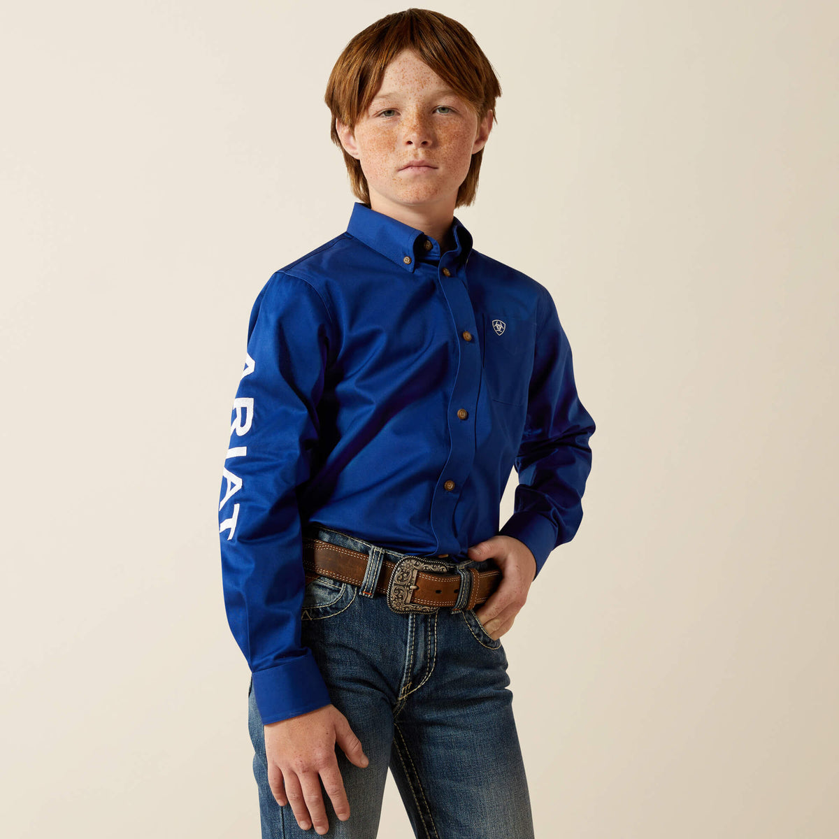 Team Logo Twill Classic Fit Shirt - Ariat New