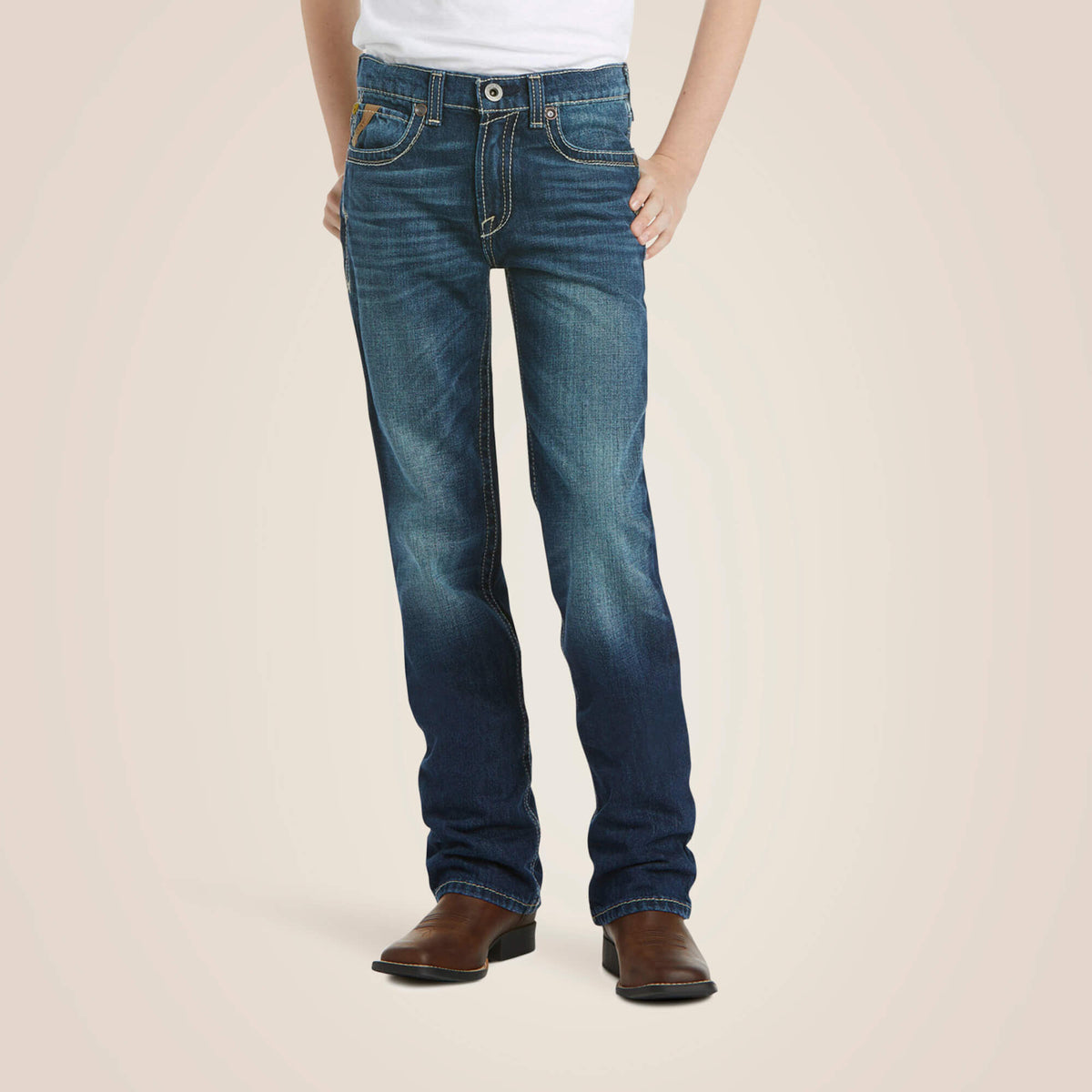 B5 Slim Boundary Stackable Straight Leg Jean - Ariat Featured