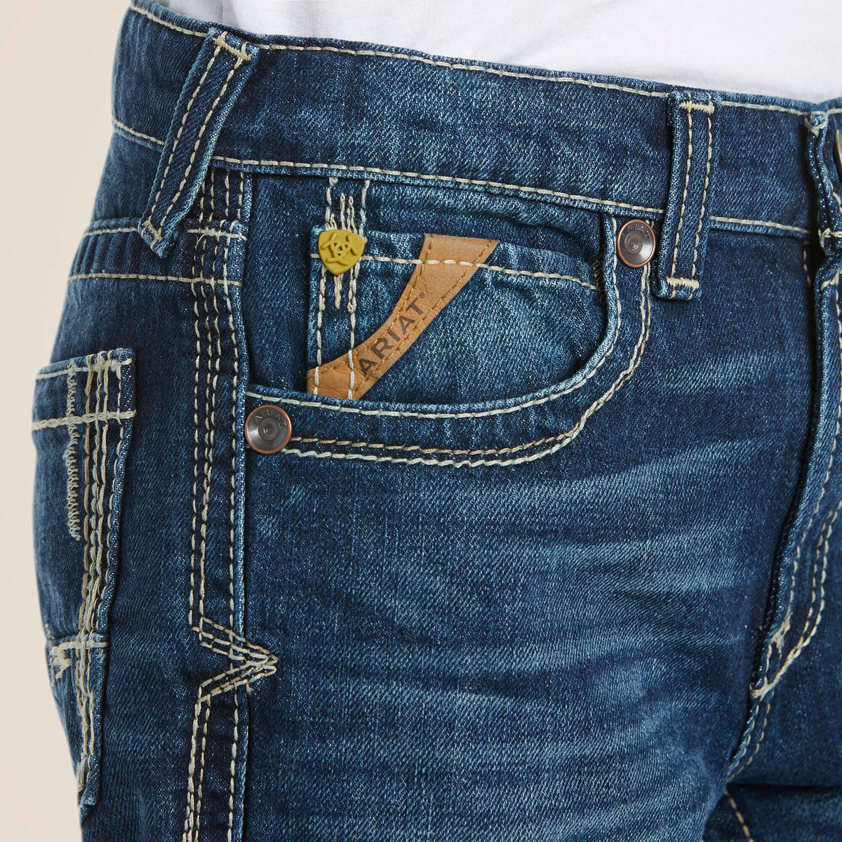 B5 Slim Boundary Stackable Straight Leg Jean - Ariat Featured