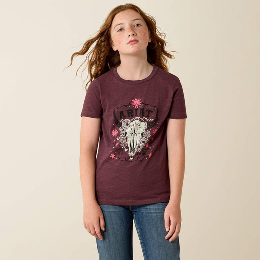 Ariat Skulls Florals T-Shirt - Ariat Customer Favorite