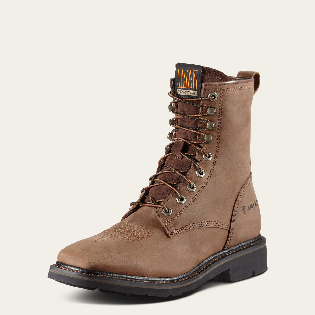 Cascade 8" Wide Square Toe Work Boot - Ariat Sale