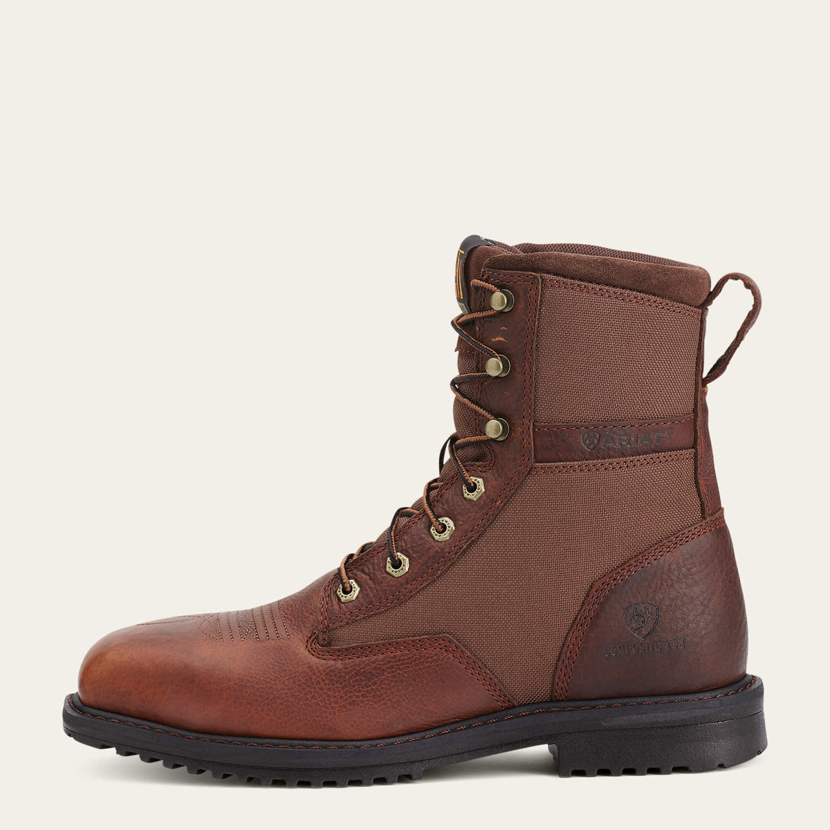 RigTek 8" Wide Square Toe Composite Toe Work Boot - Ariat Quality