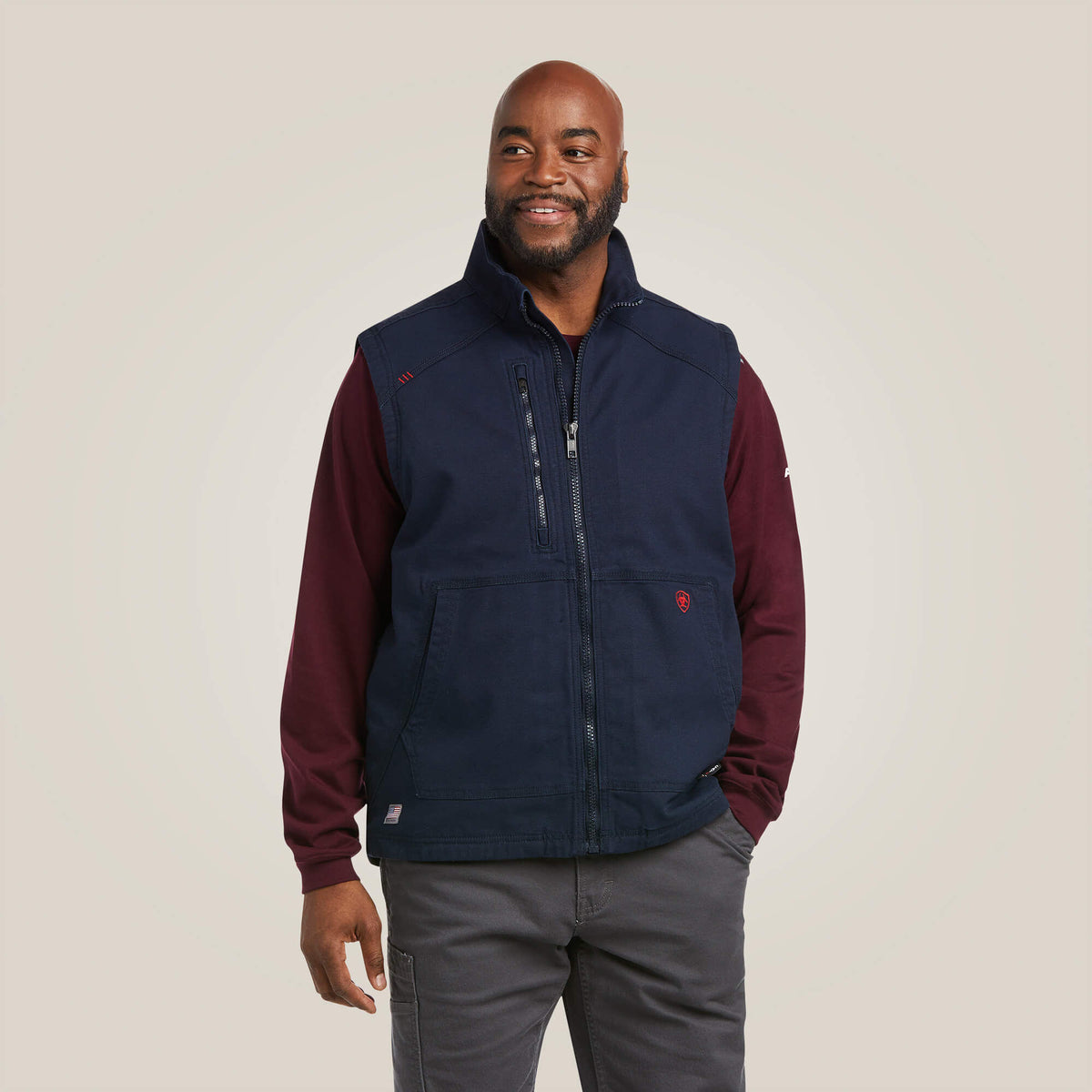 FR DuraLight Cordura Canvas Vest - Ariat Featured