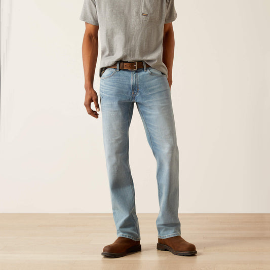 Rebar M4 Relaxed DuraStretch Basic Stackable Straight Leg Jean - Ariat Everyday