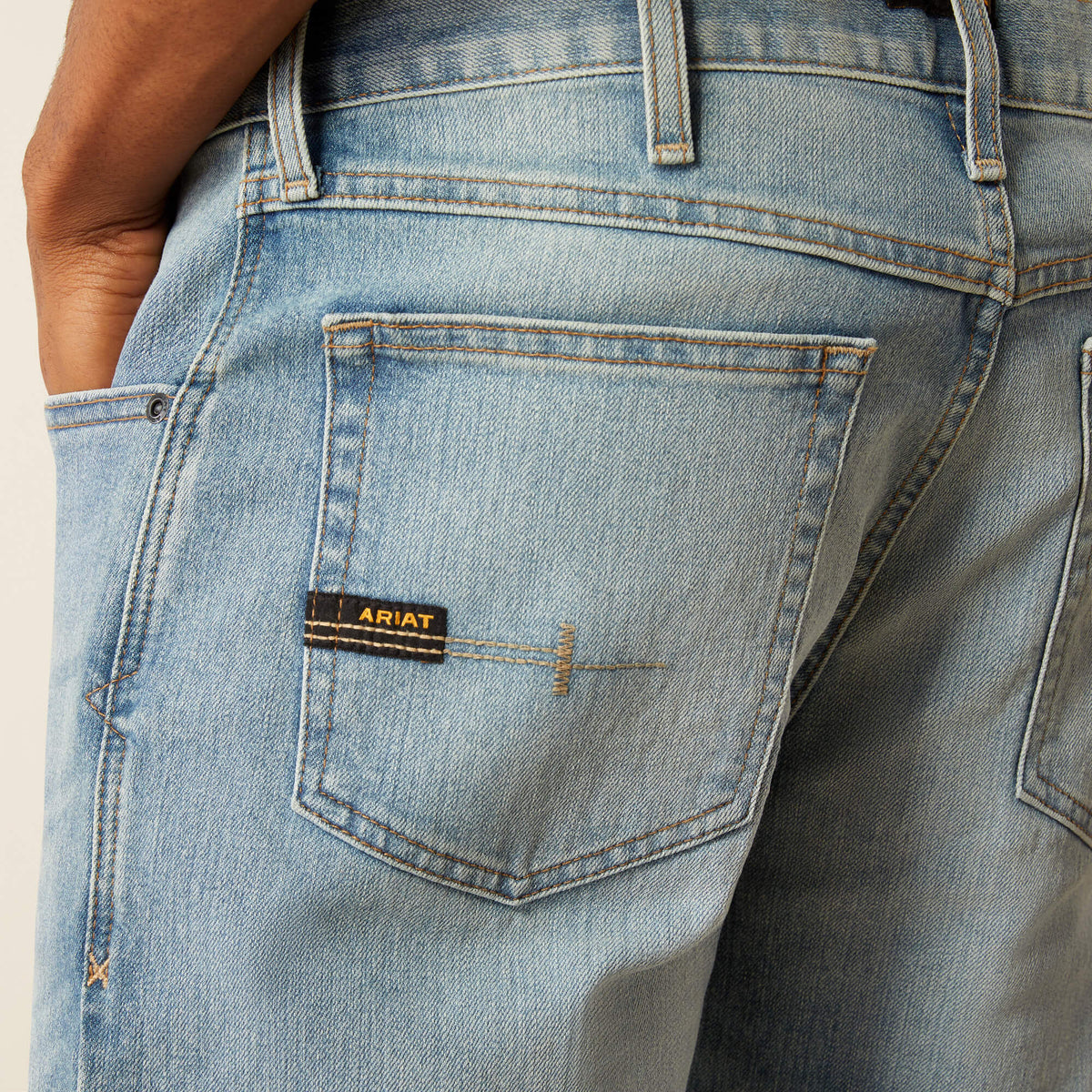Rebar M4 Relaxed DuraStretch Basic Stackable Straight Leg Jean - Ariat Everyday