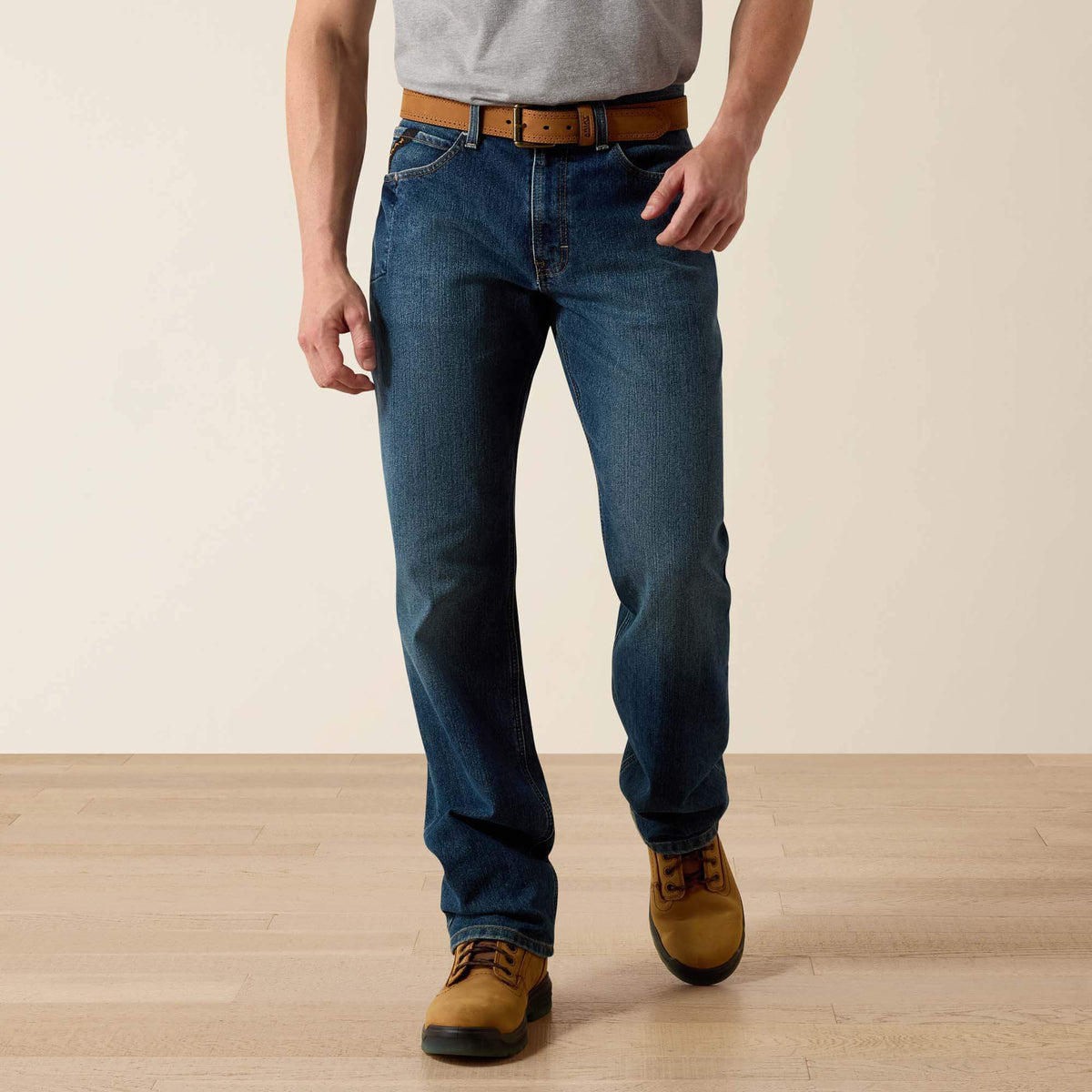 Rebar M3 Loose DuraStretch Basic Stackable Straight Leg Jean - Ariat Sale