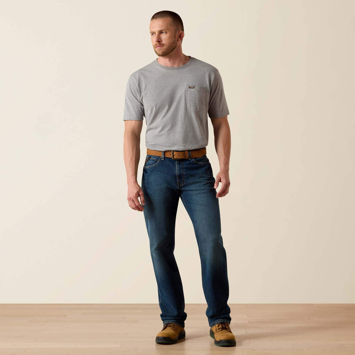 Rebar M3 Loose DuraStretch Basic Stackable Straight Leg Jean - Ariat Sale