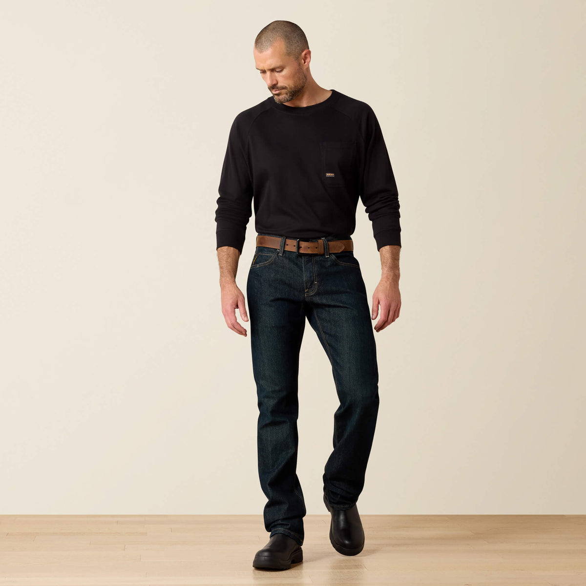 Rebar M7 Slim DuraStretch Basic Stackable Straight Leg Jean - Ariat Recommended