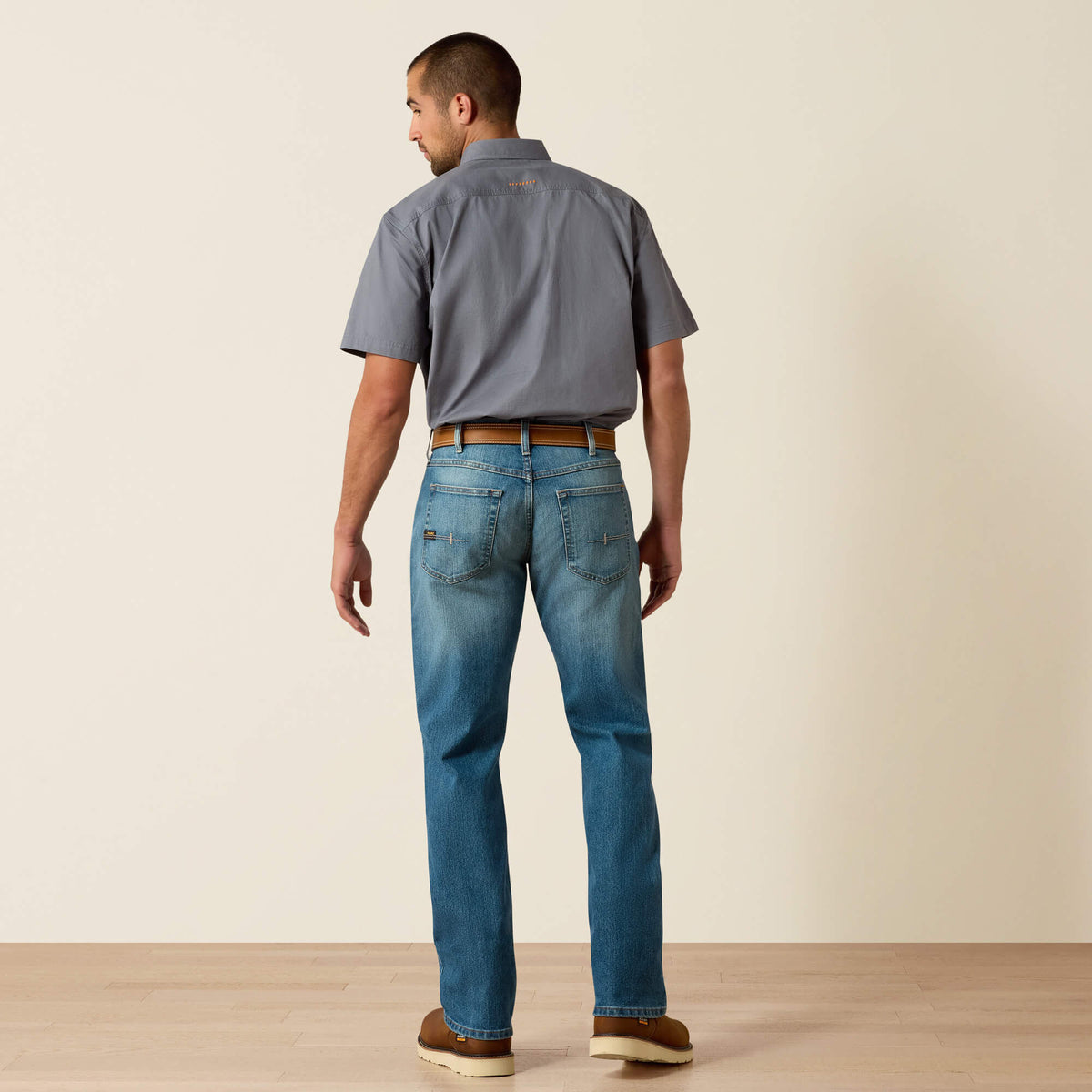 Rebar M5 DuraStretch Basic Stackable Straight Leg Jean - Ariat Essential