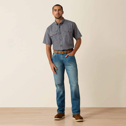 Rebar M5 DuraStretch Basic Stackable Straight Leg Jean - Ariat Essential