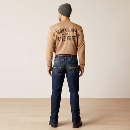 Rebar M4 Relaxed Rail DuraStretch Boot Cut Jeans - Ariat Sale