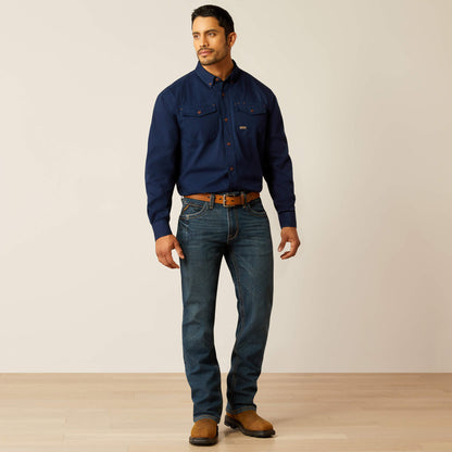 Rebar Washed Twill Work Shirt - Ariat Trusted