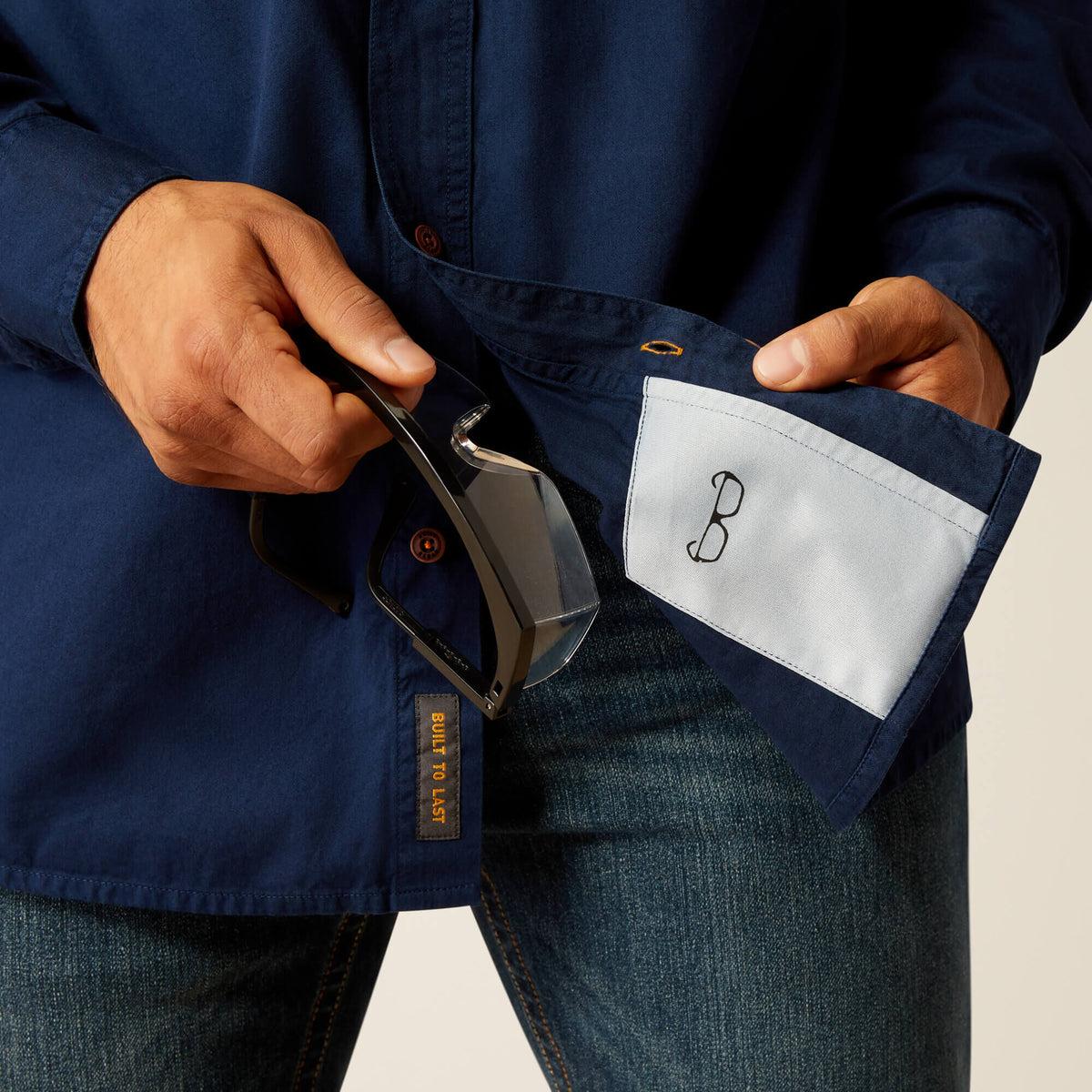 Rebar Washed Twill Work Shirt - Ariat Trusted