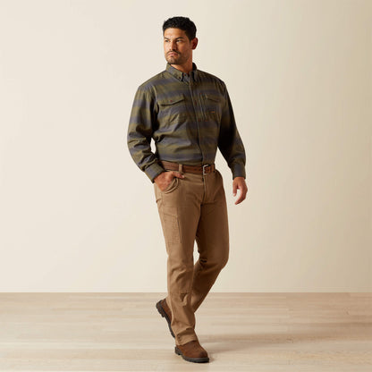 Rebar Flannel DuraStretch Work Shirt - Ariat Signature