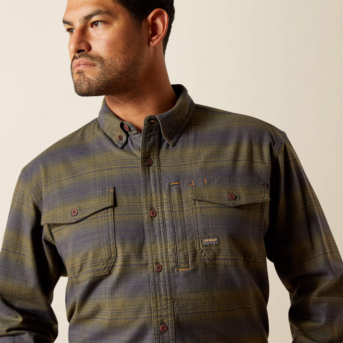 Rebar Flannel DuraStretch Work Shirt - Ariat Signature