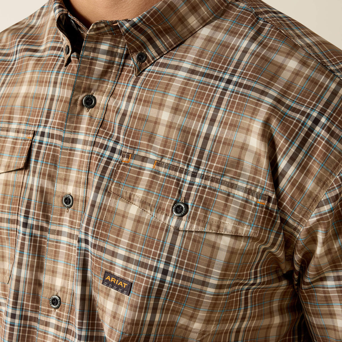 Rebar Made Tough VentTEK DuraStretch Work Shirt - Ariat Sale