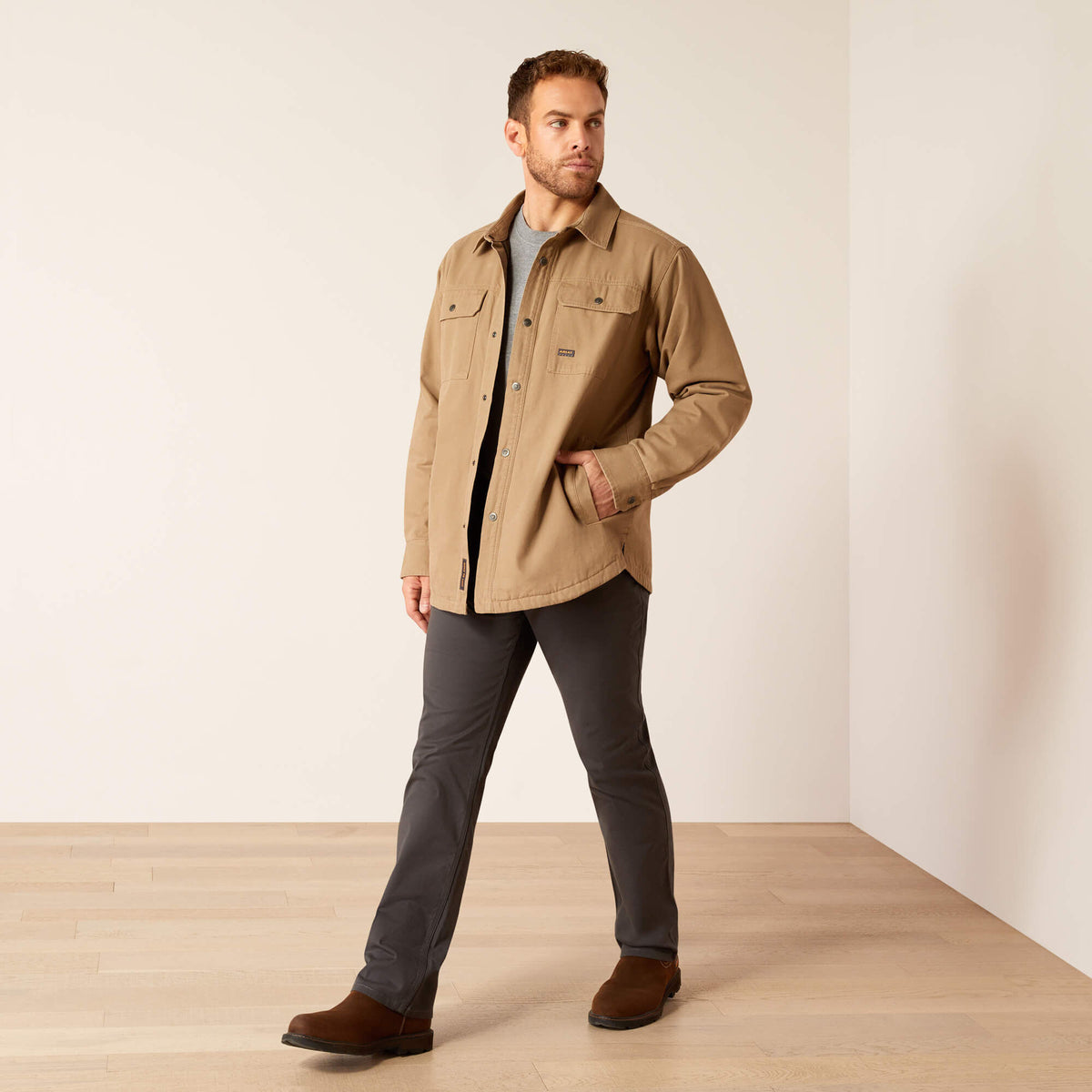 Rebar Canvas Shirt Jacket - Ariat Recommended