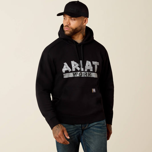 Rebar Lightweight Duct Logo Hoodie - Ariat Sale