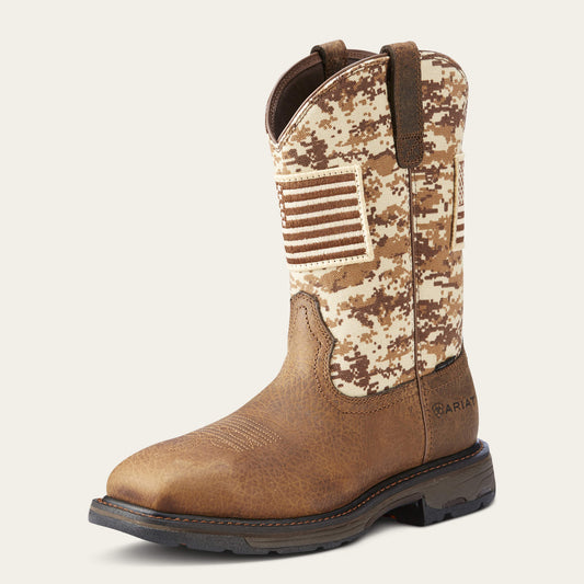 WorkHog Patriot Steel Toe Work Boot - Ariat Trending