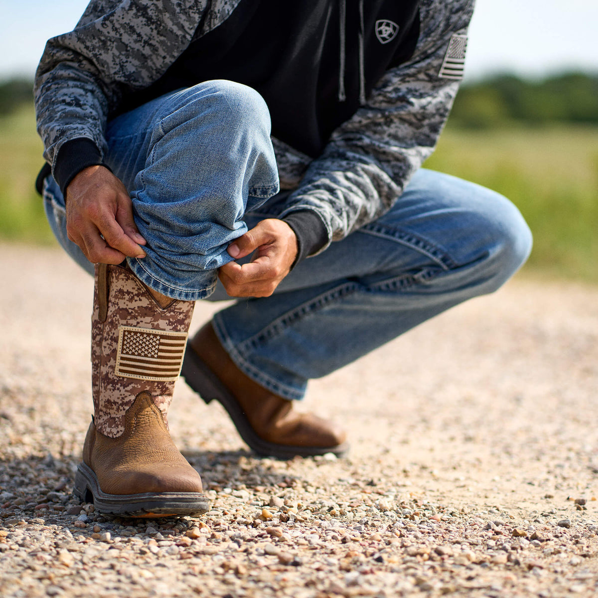 WorkHog Patriot Steel Toe Work Boot - Ariat Trending