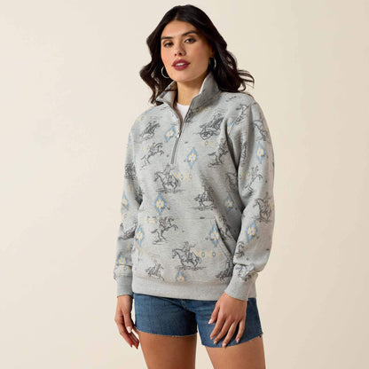Sapphire 1/2 Zip Sweatshirt - Ariat Smart Buy