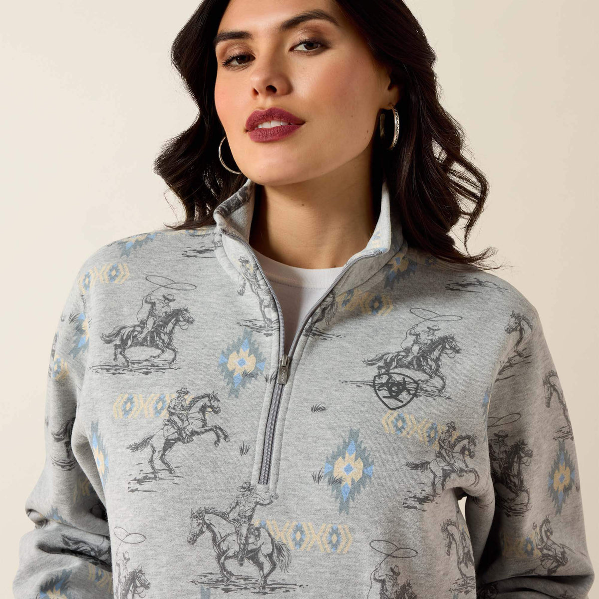 Sapphire 1/2 Zip Sweatshirt - Ariat Smart Buy