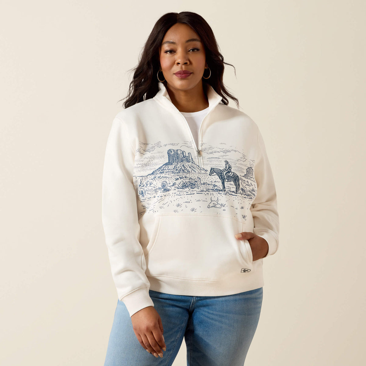 Traveler 1/2 Zip Sweatshirt - Ariat Value