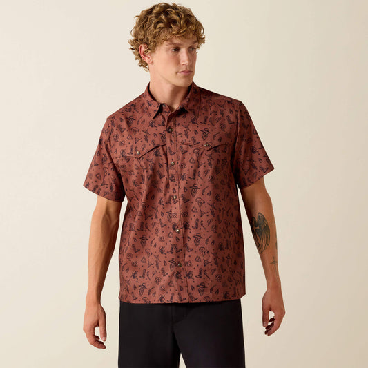 Printed VentTEK Western Yoke Classic Fit Snap Shirt - Ariat Trending