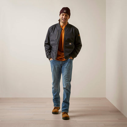 Rebar Stretch Canvas Bomber Jacket - Ariat Great Value