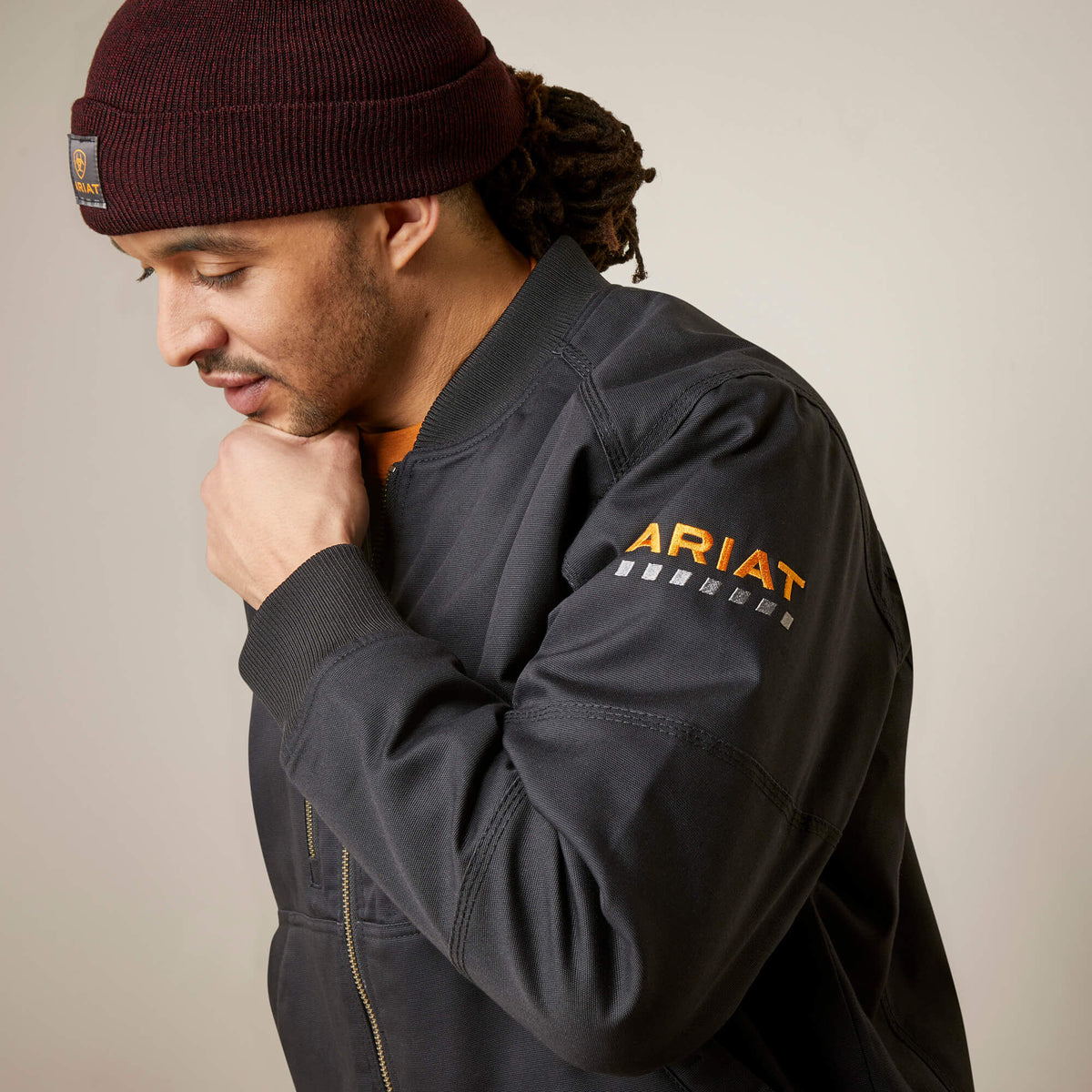 Rebar Stretch Canvas Bomber Jacket - Ariat Great Value