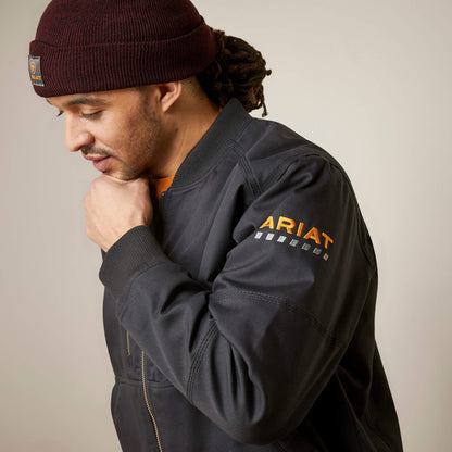 Rebar Stretch Canvas Bomber Jacket - Ariat Great Value