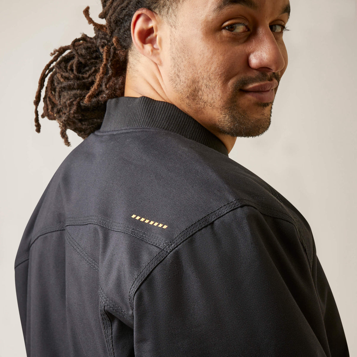 Rebar Stretch Canvas Bomber Jacket - Ariat Great Value