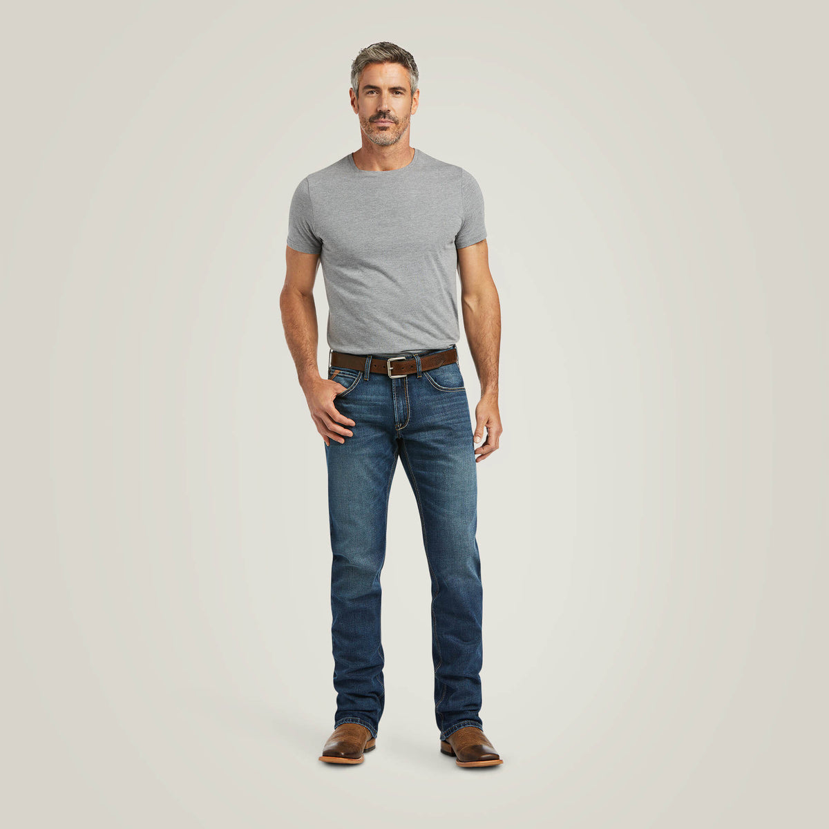 M5 Straight Stretch Madera Stackable Straight Leg Jean - Ariat Classic