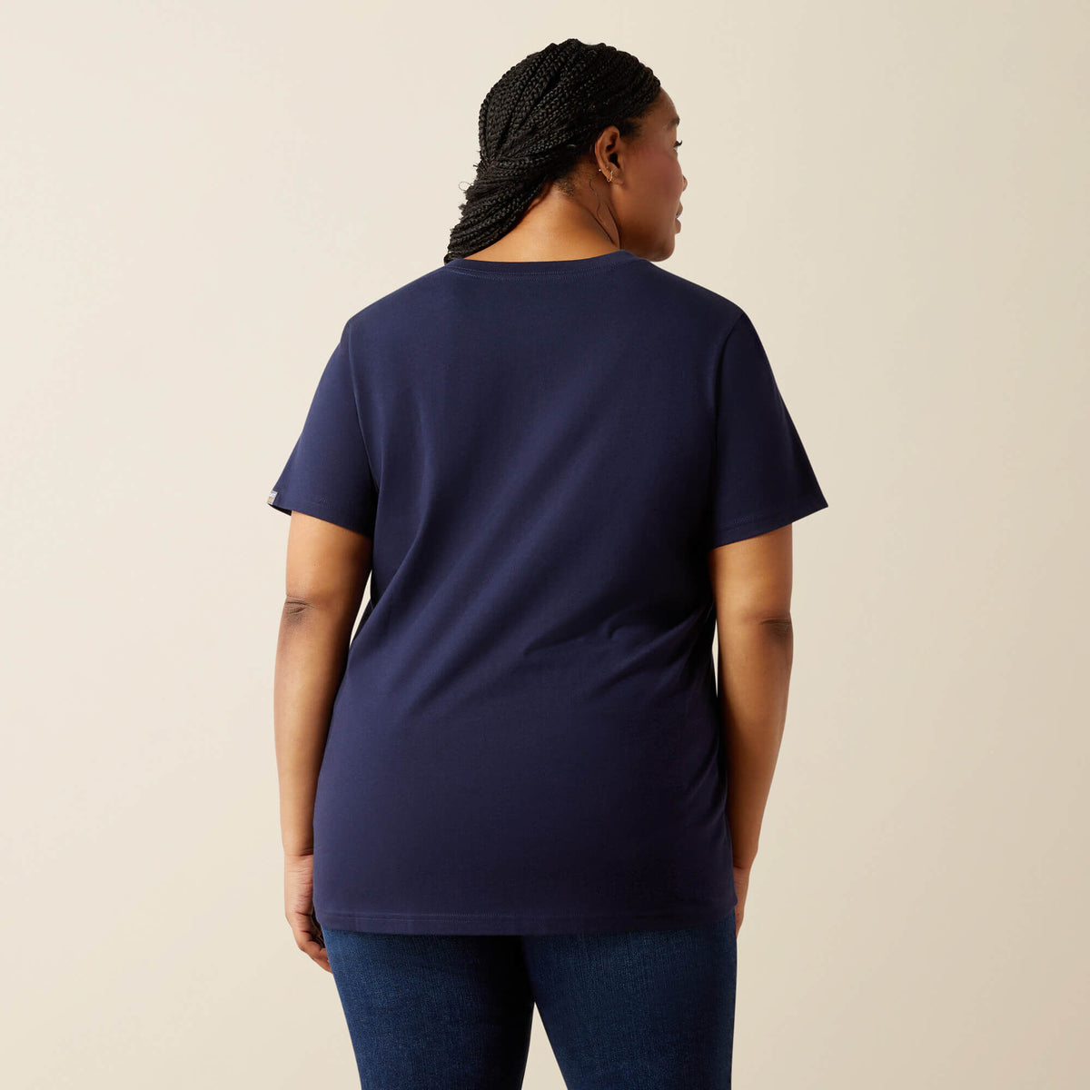 Rebar Cotton Strong Standard V-Neck T-Shirt - Ariat Classic