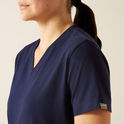 Rebar Cotton Strong Standard V-Neck T-Shirt - Ariat Classic