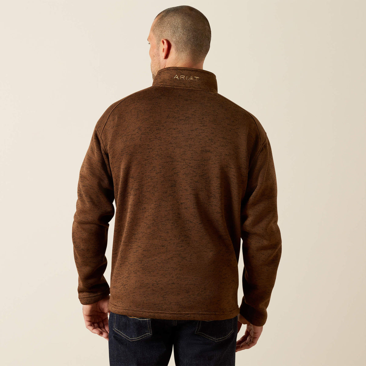 Caldwell Logo 1/4 Zip Sweater - Ariat Premium