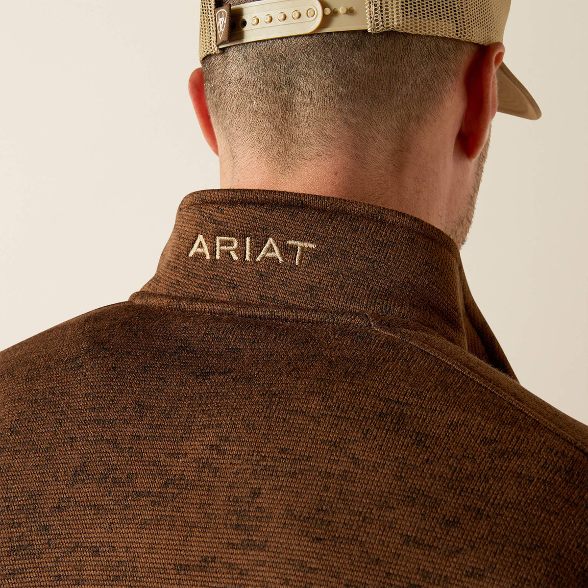 Caldwell Logo 1/4 Zip Sweater - Ariat Premium