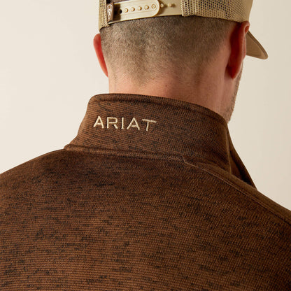 Caldwell Logo 1/4 Zip Sweater - Ariat Premium