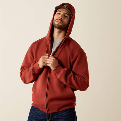 Rebar Lightweight Label Full Zip Hoodie - Ariat Great Value
