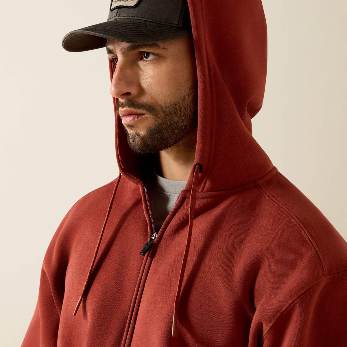 Rebar Lightweight Label Full Zip Hoodie - Ariat Great Value