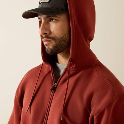 Rebar Lightweight Label Full Zip Hoodie - Ariat Great Value